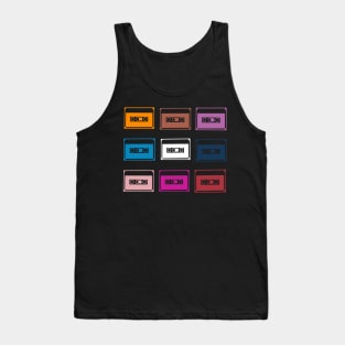 retro mix cassettes style vintage shirt Tank Top